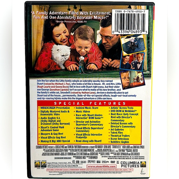 Stuart Little Collector's Series DVD. Widescreen - Picture 3 of 4